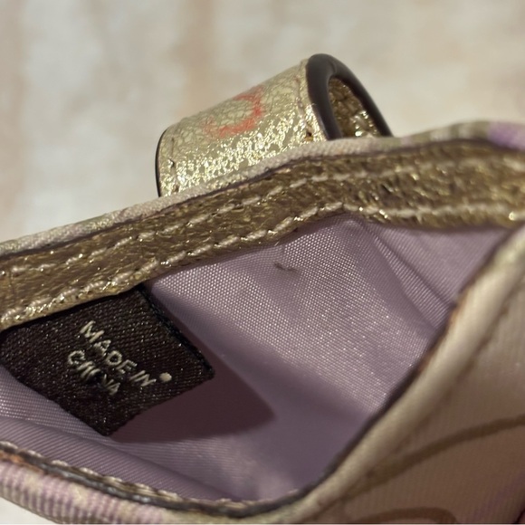 Coach metallic plaid phone holder - Picture 7 of 7